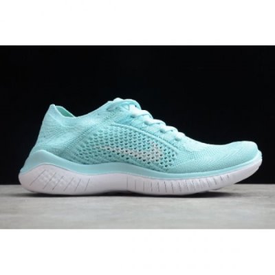 Nike Bayan Free Rn Flyknit Water Jade Krema Yeşil Koşu Ayakkabısı Türkiye - D929S3UT